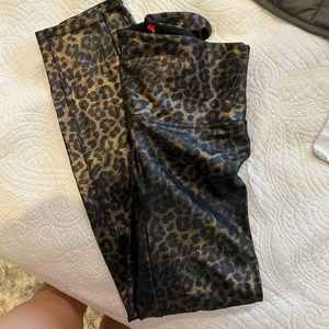 SPANX METALLIC LEOPARD SHINE LEGGING